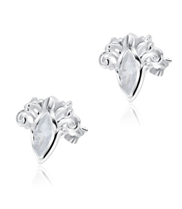 Gorgeous Designed with CZ Stone Silver Ear Stud STS-5118